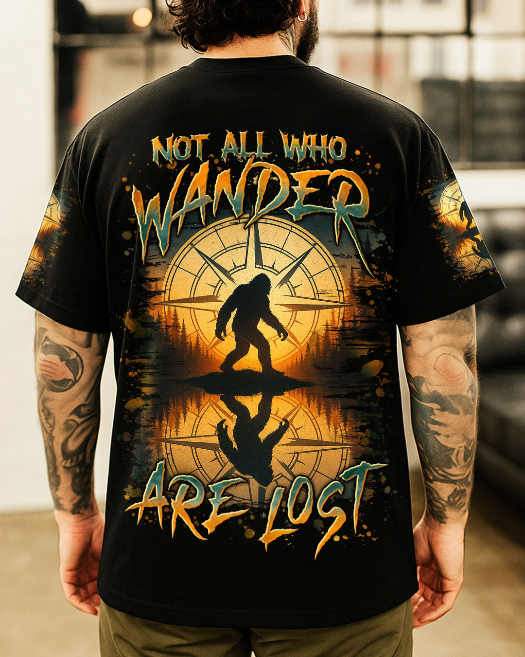 NOT ALL WHO WANDER ARE LOST ALL OVER PRINT - YHLN0107254
