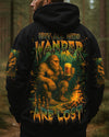 NOT ALL WHO WANDER ARE LOST BIGFOOT COMPASS ALL OVER PRINT - YHLN2306254