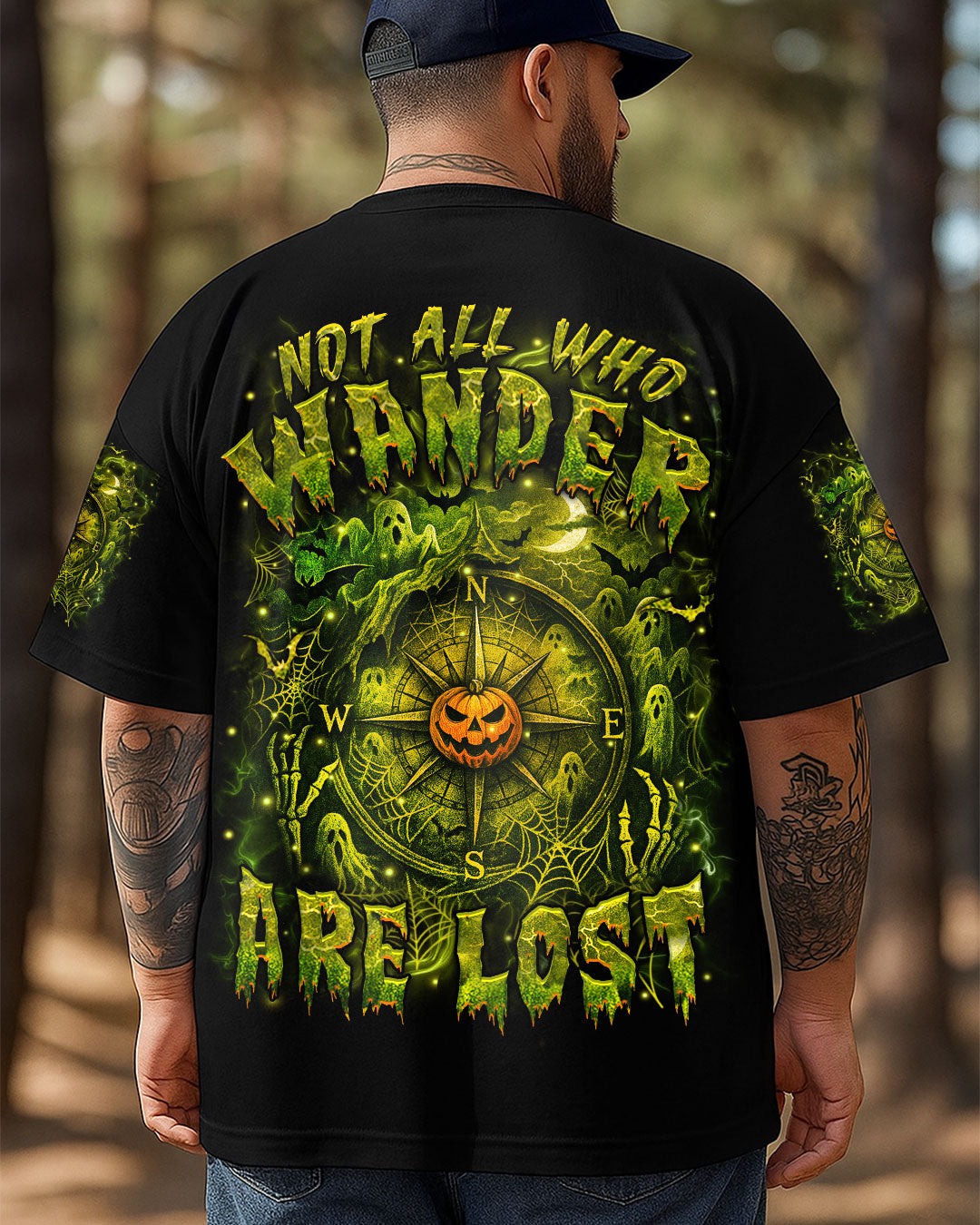 NOT ALL WHO WANDER ARE LOST HALLOWEEN ALL OVER PRINT - YHHN1407251