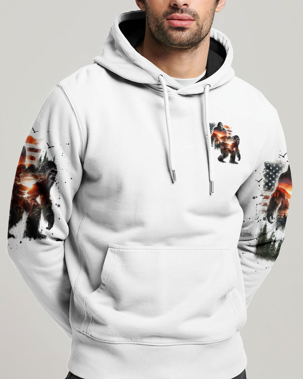 BORN TO EXPLORE DESTINED TO BE WILD BIGFOOT ALL OVER PRINT - TLNO2309243