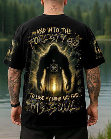 AND INTO THE FOREST I GO BIGFOOT ALL OVER PRINT - YHLN0207253