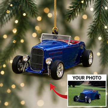 Bluejose Custom Photo Ornament Gift For 1932 Ford Roadster Car Lovers