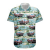 Custom Car Photo Beach Palm Tree Vintage Aloha Shirts - Custom Photo Hawaiian