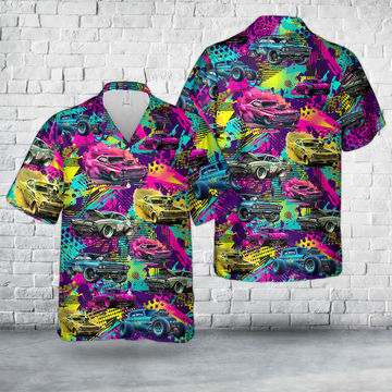 Bluejose Drag Racing Car Hawaiian Shirt