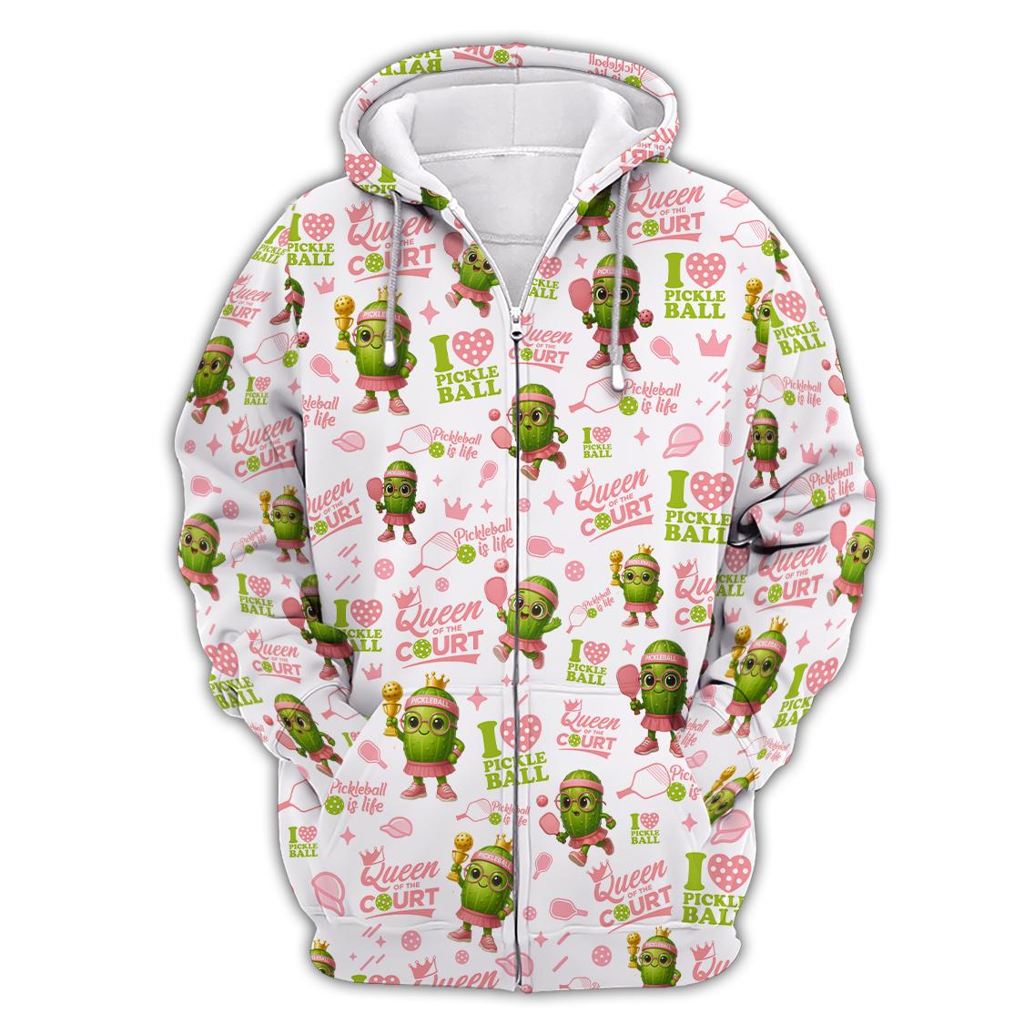 Pickle Lady Queen of The Court Women's Pickleball Outfit - I Love MLP Pickleball - Gift for Her
