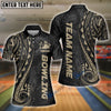 BlueJose Bowling And Pins Maori Customized Name 3D Shirt for Women