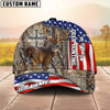 BlueJose Deer Hunting American Under God Personalized Cap (9 Colors)