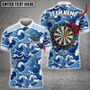 BlueJose Darts Tsunami Personalized Name, Team Name 3D Shirt (4 Colors)