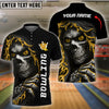 BlueJose Bowling And Pins Reaper Customized Name 3D Shirt (4 Colors)