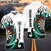 BlueJose Fire Blaster Darts Personalized Name, Team Name Pocket Polo