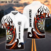 BlueJose Fire Blaster Darts Personalized Name, Team Name Pocket Polo