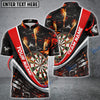 BlueJose  Flaming Magma Darts Personalized Name, Team Name Shirt (4 Colors)