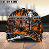 BlueJose Hunting American Flag Sunset Forest Personalized 3D Cap