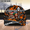BlueJose Hunting American Flag Sunset Forest Personalized 3D Cap