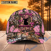 BlueJose Hunting Pretty In Pink Deer Woodland Camo Personalized 3D Cap