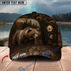 BlueJose Hunting Leather Patch Personalized 3D Cap (12 animals)