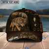 BlueJose Hunting Leather Patch Personalized 3D Cap (12 animals)