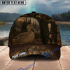 BlueJose Hunting Leather Patch Personalized 3D Cap (12 animals)