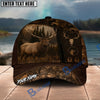 BlueJose Hunting Leather Patch Personalized 3D Cap (12 animals)