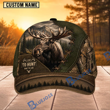 BlueJose Moose Hunting Camo Target 3D Cap