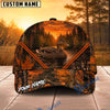 BlueJose Hunting Orange Forest Personalized 3D Cap (12 animals)