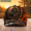 BlueJose Hunting Lace-Up Orange Forest Personalized 3D Cap (12 animals)