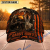 BlueJose Hunting Orange Black Hunter Personalized 3D Cap