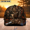 BlueJose Hunting Bowhunter Tribal Camo Personalized 3D Cap (9 animals)