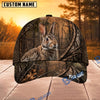 BlueJose Hunting Woodland Portrait Personalized 3D Cap (9 animals)