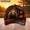 BlueJose Hunting Orange Forest Camo Personalized 3D Cap (9 animals)