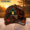 BlueJose Hunting Orange Forest Camo Personalized 3D Cap (9 animals)