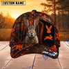 BlueJose Hunting Orange Forest Camo Personalized 3D Cap (9 animals)