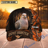 BlueJose Hunting Orange Woodland Hunter Personalized 3D Cap