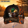 BlueJose Hunting Orange Woodland Hunter Personalized 3D Cap