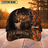BlueJose Hunting Orange Woodland Hunter Personalized 3D Cap