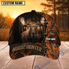 BlueJose Hunting Orange Woodland Hunter Personalized 3D Cap (9 animals)