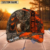 BlueJose Hunting Orange Camo Hunter Personalized 3D Cap (9 animals)
