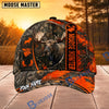 BlueJose Hunting Orange Camo Hunter Personalized 3D Cap (9 animals)