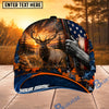 BlueJose Hunting American Flag Sunset Rifle Personalized 3D Cap