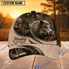 BlueJose Loralle Moose Hunting Personalized Cap (12 animals)