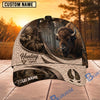BlueJose Loralle Moose Hunting Personalized Cap (12 animals)