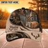 BlueJose Loralle Moose Hunting Personalized Cap (12 animals)