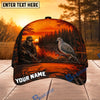 BlueJose Hunting Skull Hunter Orange Sunset Personalized 3D Cap (12 animals)
