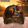 BlueJose Hunting Sunset Target Woodland Camo Personalized 3D Cap (12 animals)