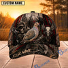 BlueJose Hunting Skull Bowhunter Red Stripe Camo Personalized 3D Cap (12 Caps)
