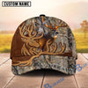 BlueJose Deer Hunter Leather-Style Patch Personalized Hat 3D Printed Multicolor (8 colors)
