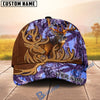 BlueJose Deer Hunter Leather-Style Patch Personalized Hat 3D Printed Multicolor (8 colors)