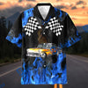 Bluejose Personalized Car "Keep the Legacy Burning" Hot Rod Hawaiian Shirt