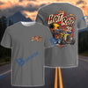 BlueJose Personalized Car Hot Rod 32 T-Shirt – Retro Sunset Flame Coupe