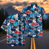 BlueJose Vintage Hawaiian Hot Rod Shirt – Classic American Pickup Truck Aloha Shirt